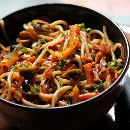 Stir Fried Pasta